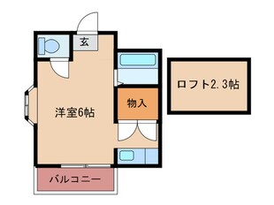 サクセスハイツの物件間取画像